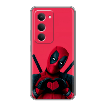 Силиконовый чехол на Redmi 15 с принтом Дедпул Deadpool