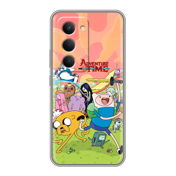 Силиконовый чехол на Redmi 15 с принтом Adventure time Время приключений