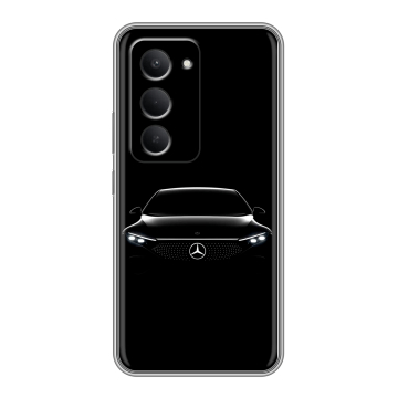 Силиконовый чехол на Redmi 15 с принтом Mercedes Мерседес