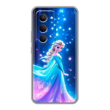Силиконовый чехол на Redmi 15 с принтом Холодное сердце Frozen
