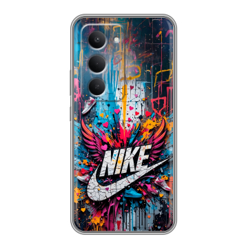 Силиконовый чехол на Redmi 15 с принтом Nike Найк