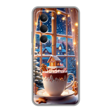Силиконовый чехол на Redmi 15 с принтом Новый год