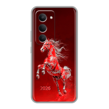 Силиконовый чехол на Redmi 15 с принтом Новый год