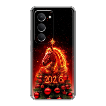 Силиконовый чехол на Redmi 15 с принтом Новый год