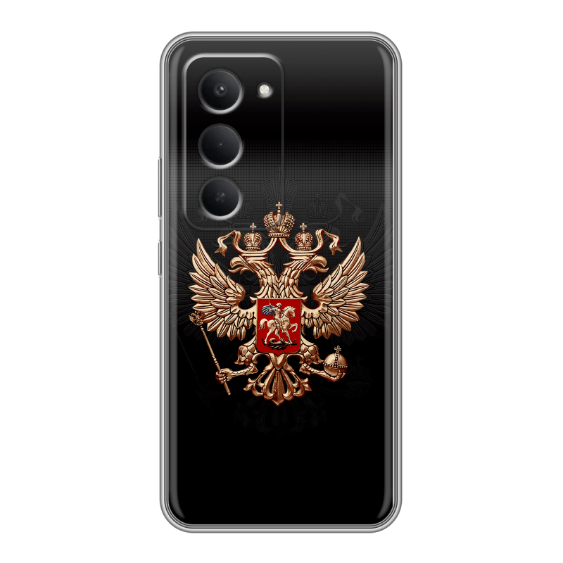 Силиконовый чехол на Redmi 15 с принтом Герб России Силиконовый чехол на Redmi 15 с принтом Герб России