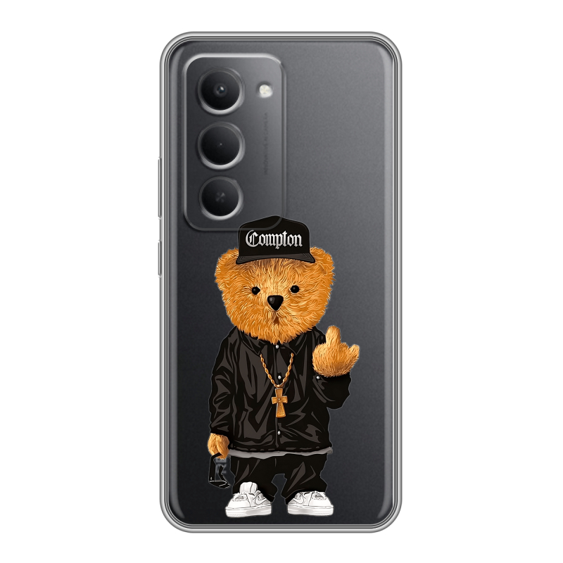 Силиконовый чехол на Redmi 15 с принтом Плюшевый медведь Силиконовый чехол на Redmi 15 с принтом Плюшевый медведь