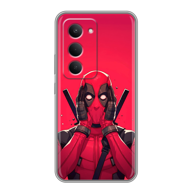 Силиконовый чехол на Redmi 15 с принтом Дедпул Deadpool Силиконовый чехол на Redmi 15 с принтом Дедпул Deadpool