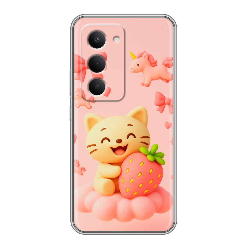 Силиконовый чехол на Redmi 15 с принтом для девочек Силиконовый чехол на Redmi 15 с принтом для девочек