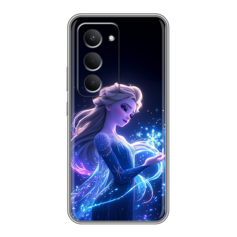 Силиконовый чехол на Redmi 15 с принтом Холодное сердце Frozen Силиконовый чехол на Redmi 15 с принтом Холодное сердце Frozen