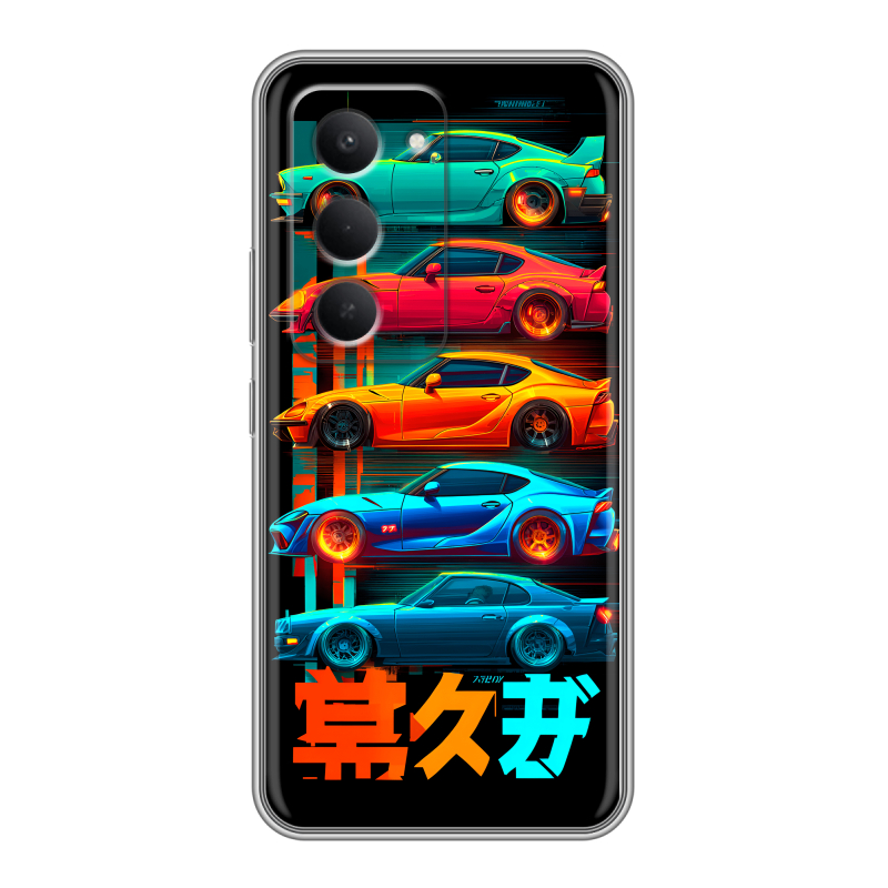 Силиконовый чехол на Redmi 15 с принтом машины тачки Силиконовый чехол на Redmi 15 с принтом машины тачки