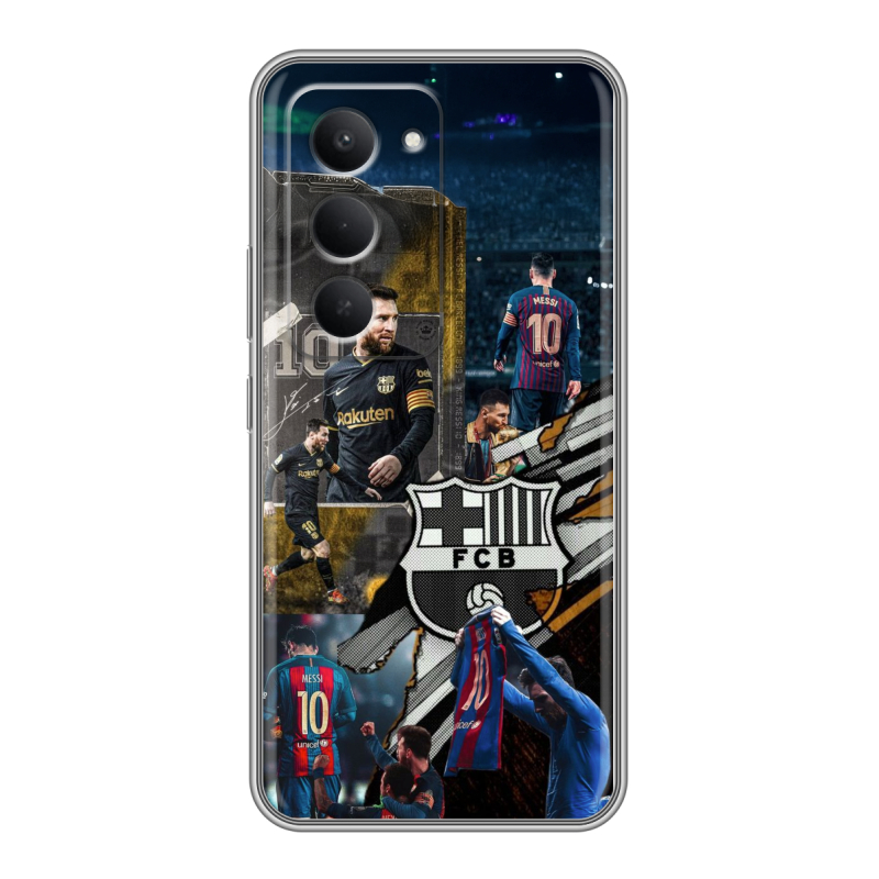 Силиконовый чехол на Redmi 15 с принтом Messi Barcelona Силиконовый чехол на Redmi 15 с принтом Messi Barcelona