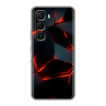 Силиконовый чехол на Infinix Hot 60 Pro с принтом Яркие абстракции Силиконовый чехол на Infinix Hot 60 Pro с принтом Яркие абстракции
