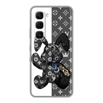 Силиконовый чехол на Infinix Hot 60 Pro с принтом Луи робот Силиконовый чехол на Infinix Hot 60 Pro с принтом Луи робот