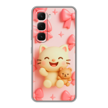 Силиконовый чехол на Infinix Hot 60 Pro с принтом для девочек Силиконовый чехол на Infinix Hot 60 Pro с принтом для девочек
