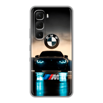 Силиконовый чехол на Infinix Hot 60 Pro с принтом БМВ BMW
