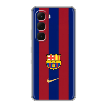 Силиконовый чехол на Infinix Hot 60 Pro с принтом Барселона Barcelona Силиконовый чехол на Infinix Hot 60 Pro с принтом Барселона Barcelona