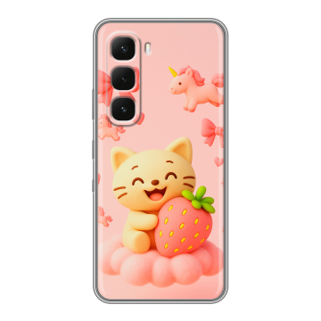 Силиконовый чехол на Infinix Hot 60 Pro с принтом для девочек Силиконовый чехол на Infinix Hot 60 Pro с принтом для девочек