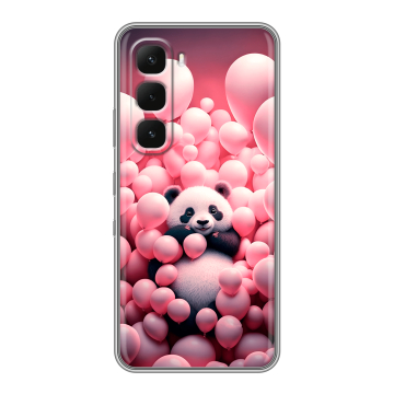Силиконовый чехол на Infinix Hot 60 Pro с принтом Панда Силиконовый чехол на Infinix Hot 60 Pro с принтом Панда