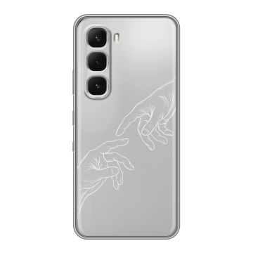 Силиконовый чехол на Infinix Hot 60 Pro с принтом Сотворение мира