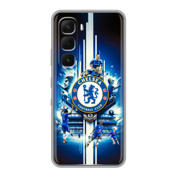 Силиконовый чехол на Infinix Hot 60 Pro с принтом Chelsea Челси
