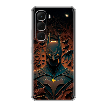Силиконовый чехол на Infinix Hot 60 Pro с принтом Batman Бэтмен