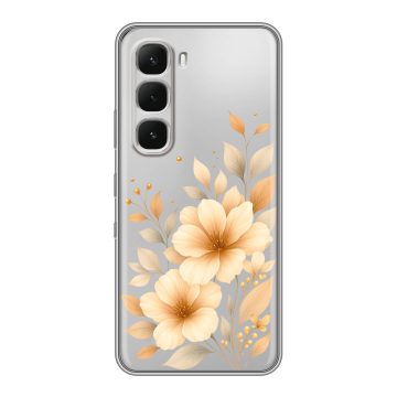 Силиконовый чехол на Infinix Hot 60 Pro с принтом для девушки