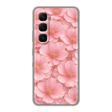 Силиконовый чехол на Infinix Hot 60 Pro с принтом женский