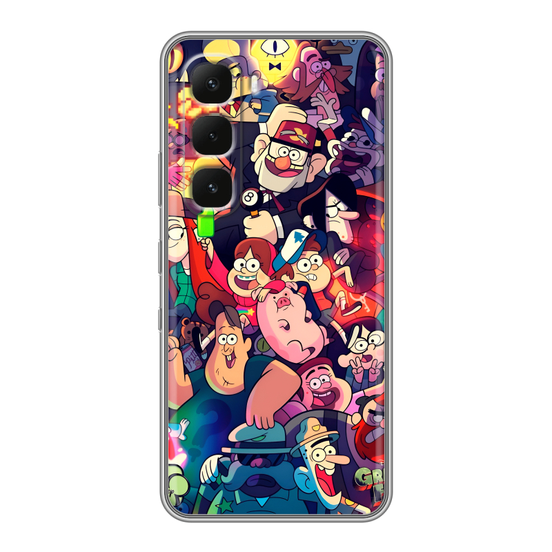 Силиконовый чехол на Infinix Hot 60 Pro с принтом Gravity Falls Гравити Фолз Силиконовый чехол на Infinix Hot 60 Pro с принтом Gravity Falls Гравити Фолз