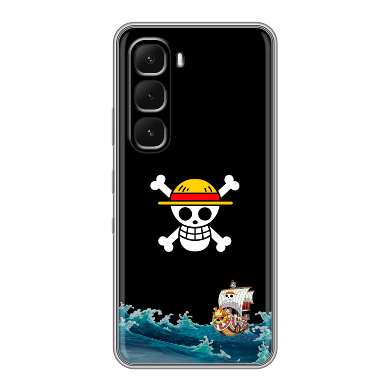 Силиконовый чехол на Infinix Hot 60 Pro с принтом One Piece Ван Пис Силиконовый чехол на Infinix Hot 60 Pro с принтом One Piece Ван Пис