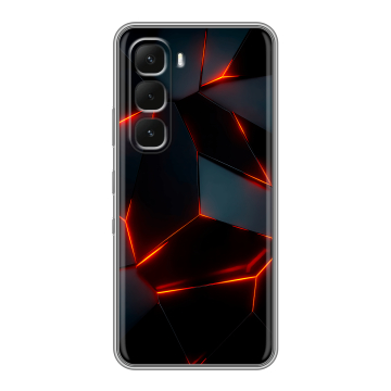 Силиконовый чехол на Infinix Hot 60 Pro Plus с принтом Яркие абстракции Силиконовый чехол на Infinix Hot 60 Pro Plus с принтом Яркие абстракции