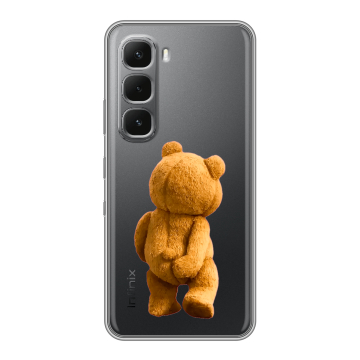 Силиконовый чехол на Infinix Hot 60 Pro Plus с принтом Медведь