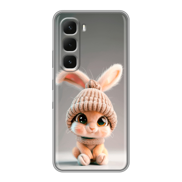 Силиконовый чехол на Infinix Hot 60 Pro Plus с принтом Кролик