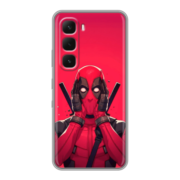 Силиконовый чехол на Infinix Hot 60 Pro Plus с принтом Дедпул Deadpool