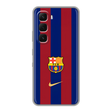 Силиконовый чехол на Infinix Hot 60 Pro Plus с принтом Барселона Barcelona