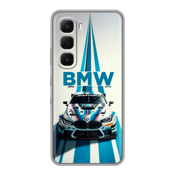 Силиконовый чехол на Infinix Hot 60 Pro Plus с принтом БМВ BMW
