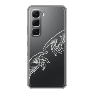 Силиконовый чехол на Infinix Hot 60 Pro Plus с принтом Сотворение мира