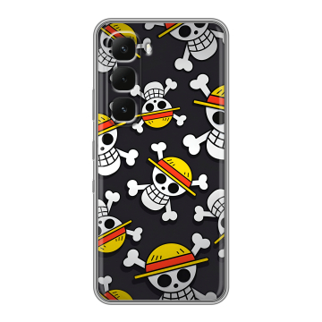 Силиконовый чехол на Infinix Hot 60 Pro Plus с принтом One Piece Ван Пис