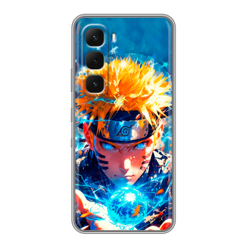 Силиконовый чехол на Infinix Hot 60 Pro Plus с принтом Аниме Наруто Naruto