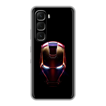 Силиконовый чехол на Infinix Hot 60 Pro Plus с принтом IronMan Железный человек