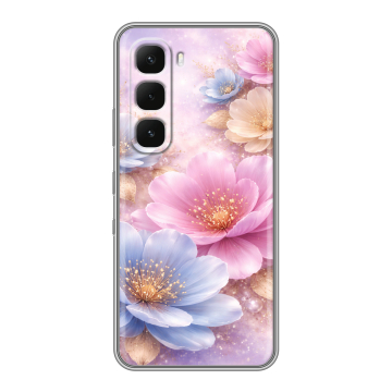 Силиконовый чехол на Infinix Hot 60 Pro Plus с принтом женский