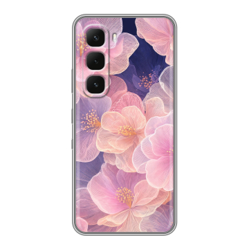 Силиконовый чехол на Infinix Hot 60 Pro Plus с принтом женский