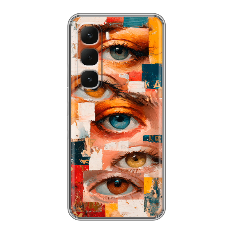 Силиконовый чехол на Infinix Hot 60 Pro Plus с принтом Модный принт Силиконовый чехол на Infinix Hot 60 Pro Plus с принтом Модный принт