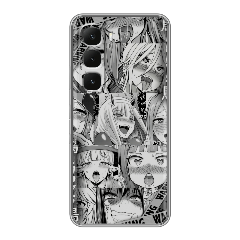 Силиконовый чехол на Infinix Hot 60 Pro Plus с принтом Ahegao Ахегао Аниме Силиконовый чехол на Infinix Hot 60 Pro Plus с принтом Ahegao Ахегао Аниме