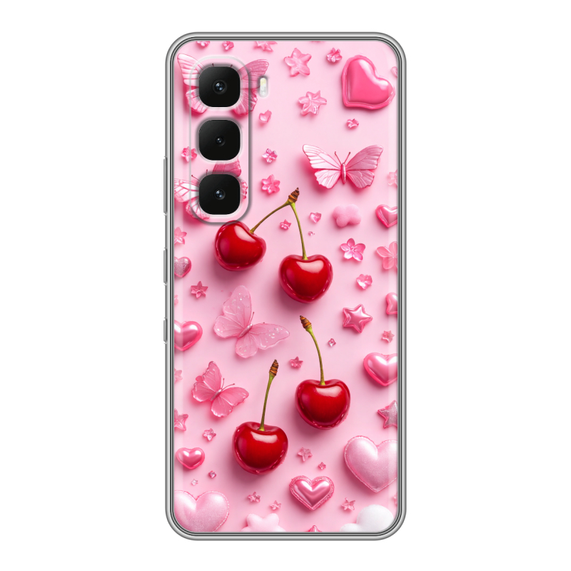 Силиконовый чехол на Infinix Hot 60 Pro Plus с принтом для девочек Силиконовый чехол на Infinix Hot 60 Pro Plus с принтом для девочек