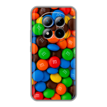 Силиконовый чехол на Xiaomi Redmi Note 15 Pro Plus с принтом Конфеты