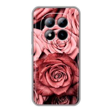 Силиконовый чехол на Xiaomi Redmi Note 15 Pro Plus с принтом Цветы розы