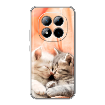 Силиконовый чехол на Xiaomi Redmi Note 15 Pro Plus 5G с принтом Котята Силиконовый чехол на Xiaomi Redmi Note 15 Pro Plus 5G с принтом Котята