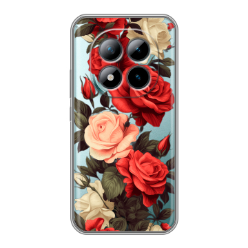 Силиконовый чехол на Xiaomi Redmi Note 15 Pro Plus 5G с принтом Розы Силиконовый чехол на Xiaomi Redmi Note 15 Pro Plus 5G с принтом Розы