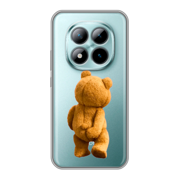 Силиконовый чехол на Xiaomi Redmi Note 15 Pro Plus 5G с принтом Медведь Силиконовый чехол на Xiaomi Redmi Note 15 Pro Plus 5G с принтом Медведь