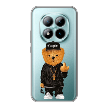 Силиконовый чехол на Xiaomi Redmi Note 15 Pro Plus 5G с принтом Плюшевый медведь Силиконовый чехол на Xiaomi Redmi Note 15 Pro Plus 5G с принтом Плюшевый медведь